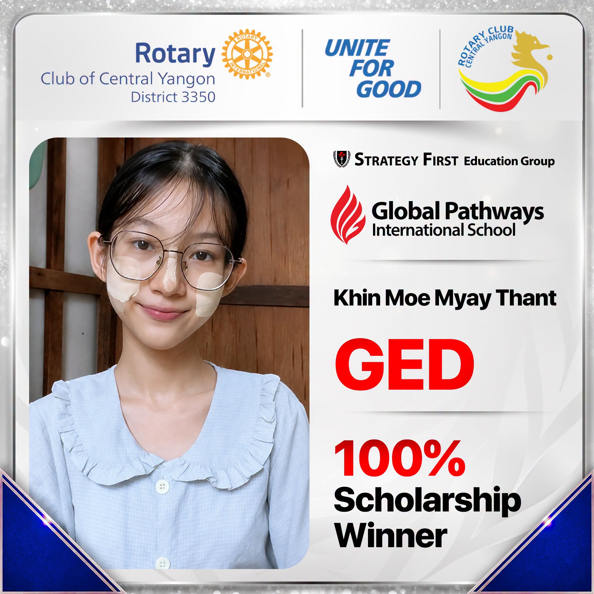 Khin Moe Myay Thant - RCCY Scholarship Winner