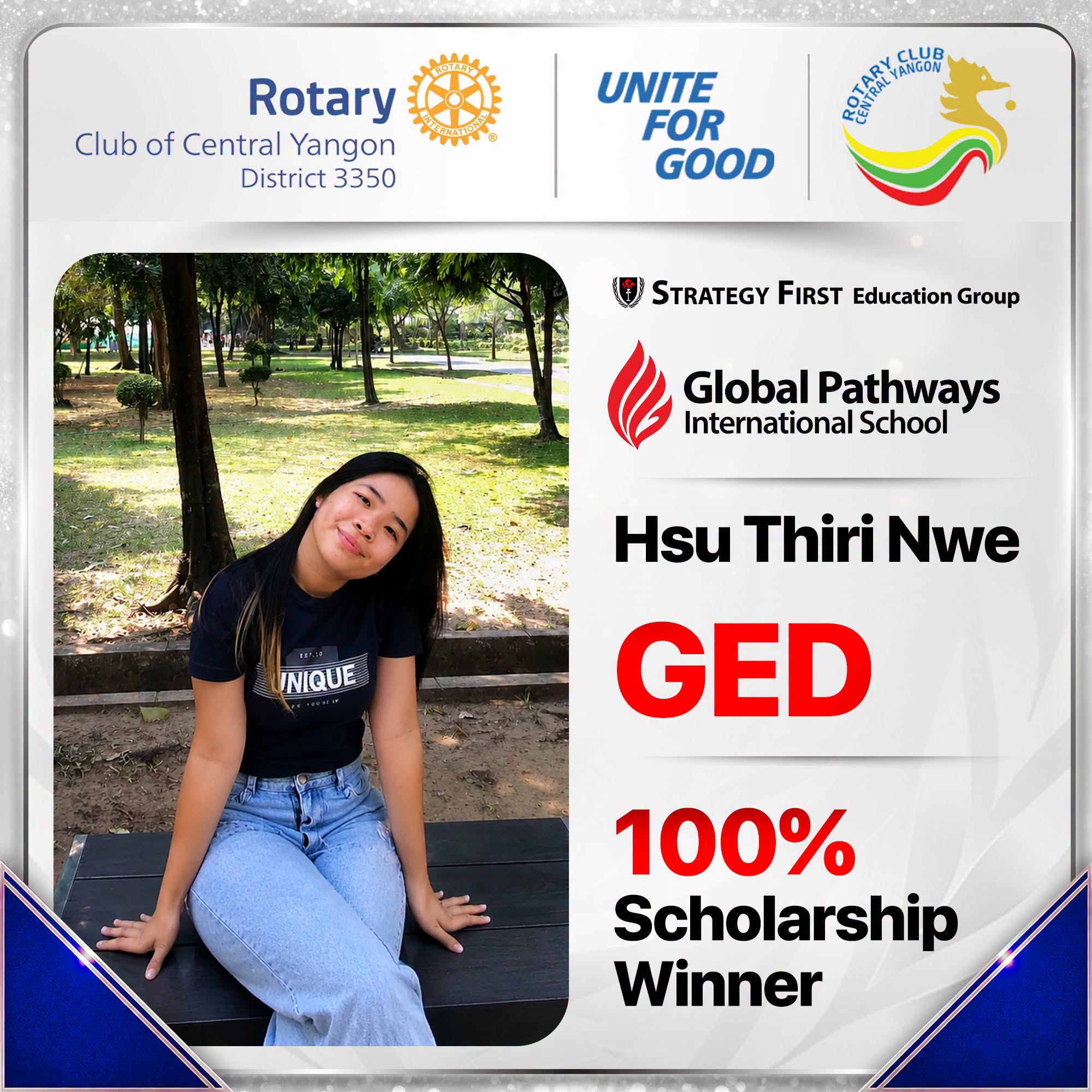 Hsu Thiri Nwe - RCCY Scholarship Winner