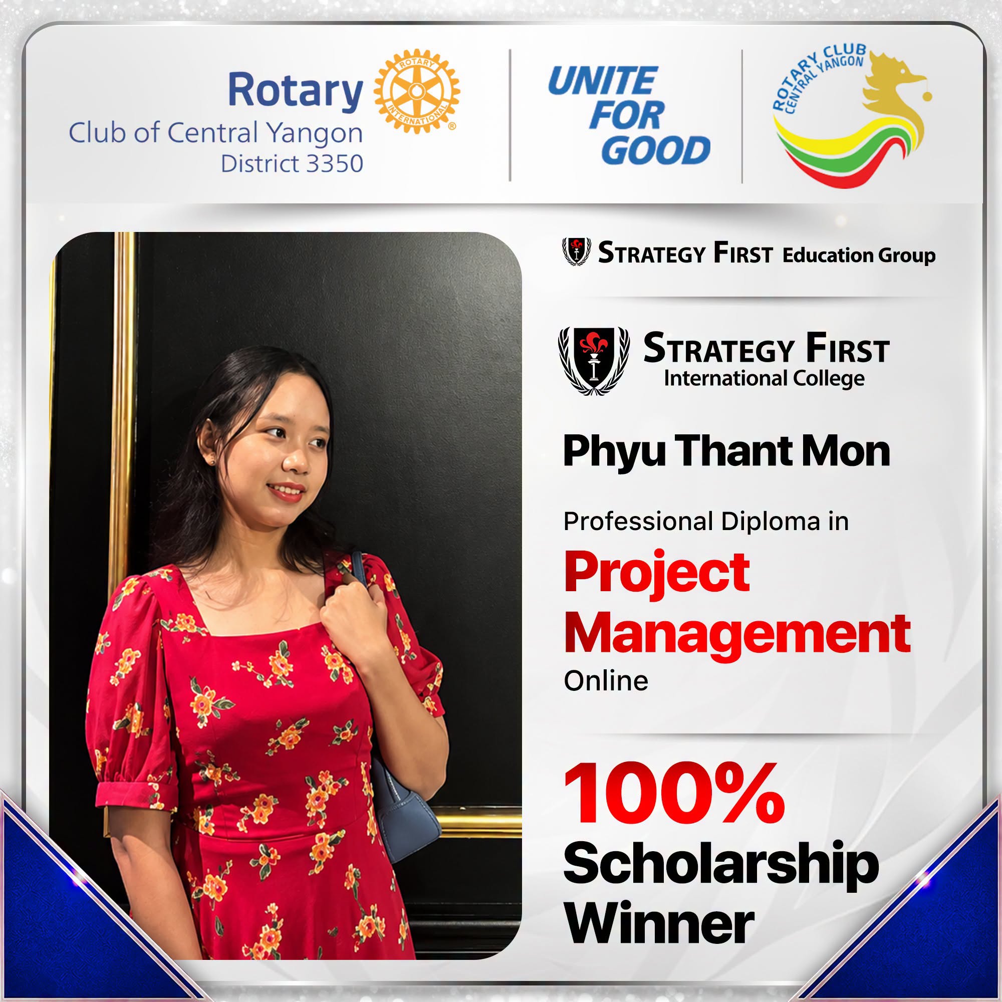 Phyu Thant Mon - RCCY Scholarship Winner