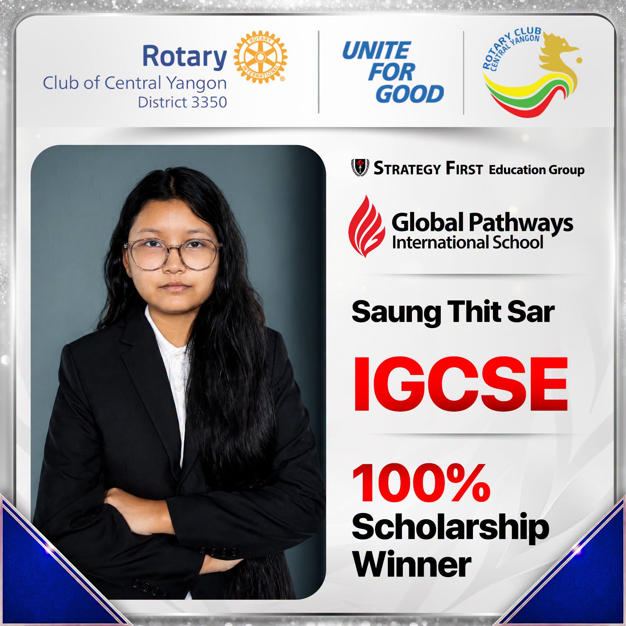Saung Thit Sar - RCCY Scholarship Winner